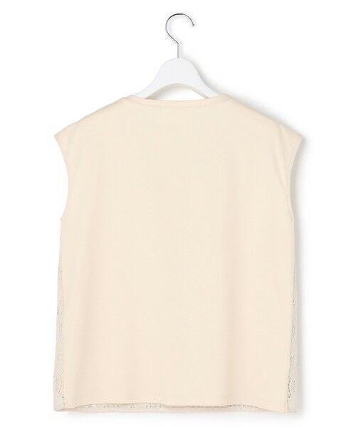 L size ONWARD(大きいサイズ) / エルサイズオンワード カットソー | 【先行予約】コードエンブロイダリージャージー フレンチスリーブ カットソー | 詳細12