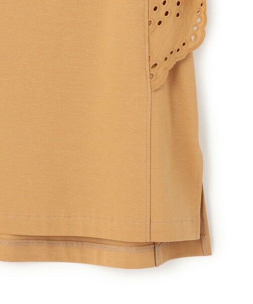 L size ONWARD(大きいサイズ) / エルサイズオンワード カットソー | カットワークエンブロイダリー デザインスリーブ トップス | 詳細14