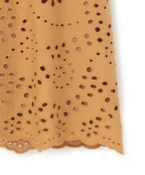 L size ONWARD(大きいサイズ) / エルサイズオンワード カットソー | 【一部予約】カットワークエンブロイダリー スカラップヘム トップス | 詳細11