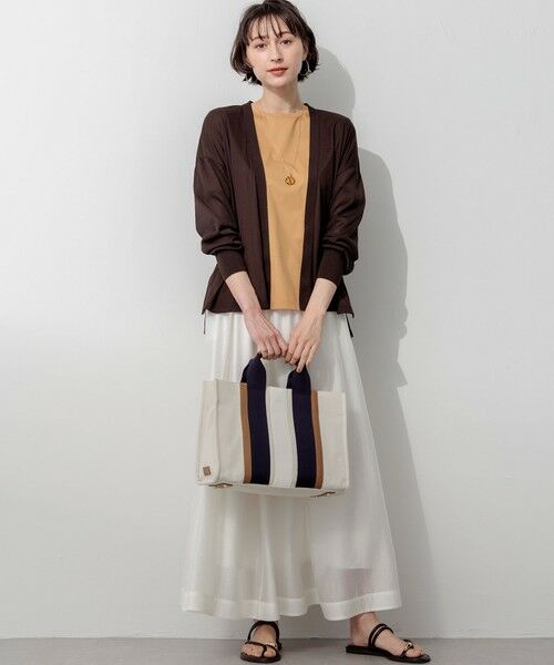 L size ONWARD(大きいサイズ) / エルサイズオンワード カットソー | 【見上愛さん着用】シアーコンフォート クルーネック Tシャツ | 詳細19