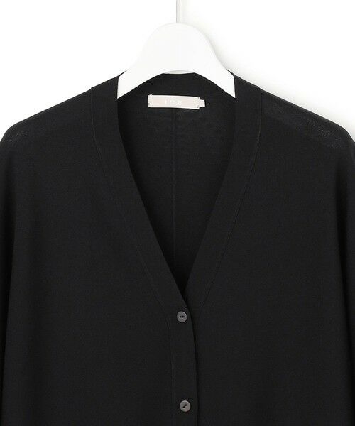 L size ONWARD(大きいサイズ) / エルサイズオンワード カーディガン・ボレロ | フライスリーブ Vネックカーディガン | 詳細10