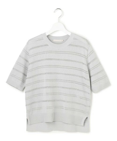 L size ONWARD(大きいサイズ) / エルサイズオンワード ニット・セーター | ルレックスパターン ニットプルオーバー | 詳細4