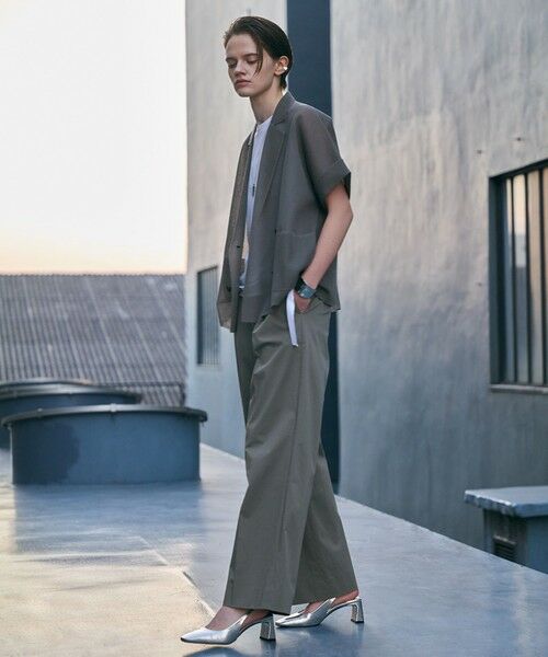 L size ONWARD(大きいサイズ) / エルサイズオンワード その他アウター | 【30th ANNIVERSARY】シアーライトリュクス ニットジャケット | 詳細2