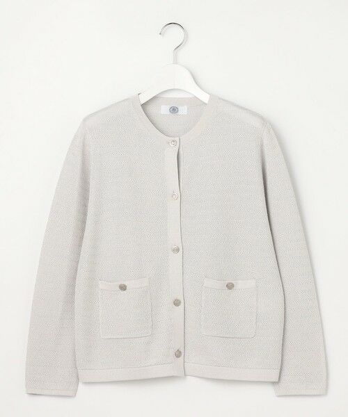 L size ONWARD(大きいサイズ) / エルサイズオンワード ニット・セーター | Paper Blend Summer ニット ジャケット | 詳細11