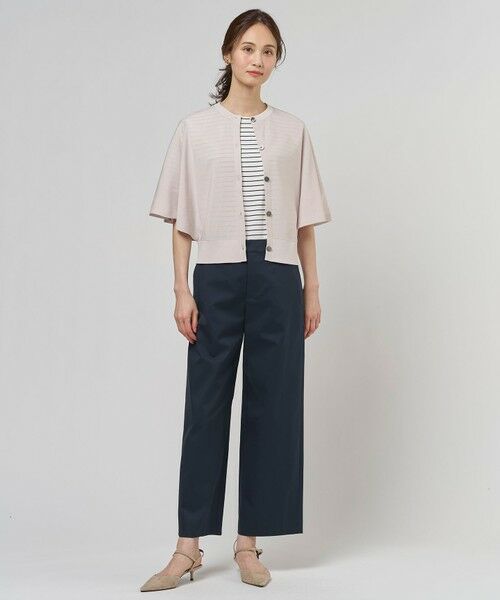 L size ONWARD(大きいサイズ) / エルサイズオンワード カーディガン・ボレロ | COTTON ACETATE DRY バタフライスリーブ カーディガン | 詳細4