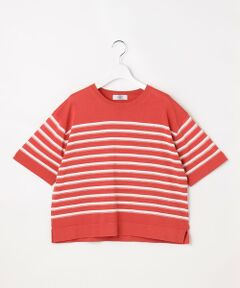 L size ONWARD(大きいサイズ) / エルサイズオンワード ニット・セーター | COTTON ACETATE DRY ニット Tシャツ