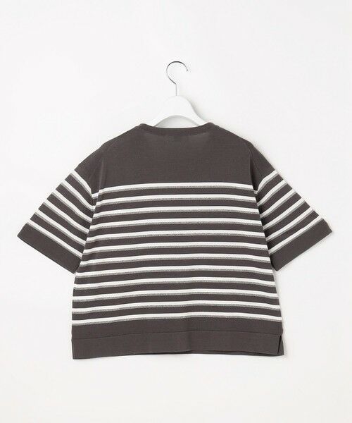 L size ONWARD(大きいサイズ) / エルサイズオンワード ニット・セーター | COTTON ACETATE DRY ニット Tシャツ | 詳細10