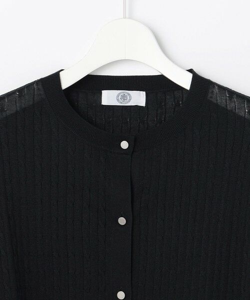 L size ONWARD(大きいサイズ) / エルサイズオンワード カーディガン・ボレロ | Vis/Peスパーク クルーネック カーディガン | 詳細8