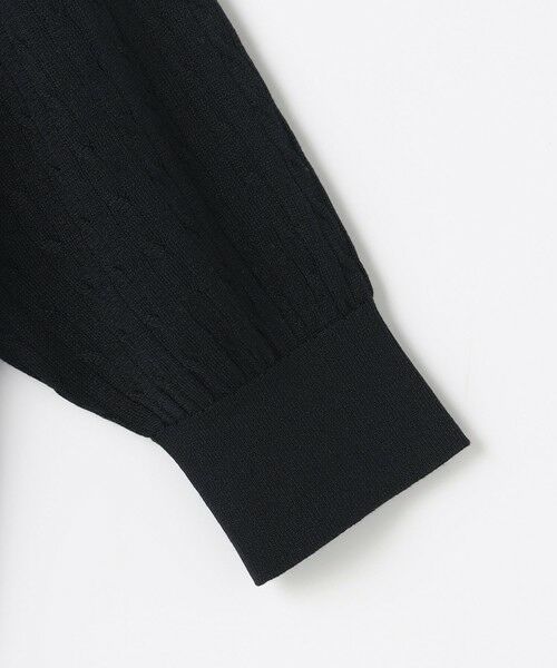 L size ONWARD(大きいサイズ) / エルサイズオンワード カーディガン・ボレロ | Vis/Peスパーク クルーネック カーディガン | 詳細9