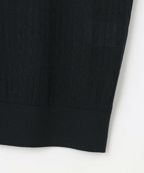 L size ONWARD(大きいサイズ) / エルサイズオンワード カーディガン・ボレロ | Vis/Peスパーク クルーネック カーディガン | 詳細10