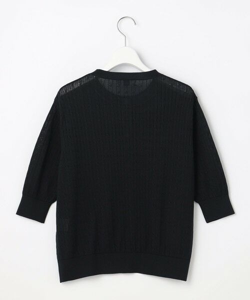 L size ONWARD(大きいサイズ) / エルサイズオンワード カーディガン・ボレロ | Vis/Peスパーク クルーネック カーディガン | 詳細7