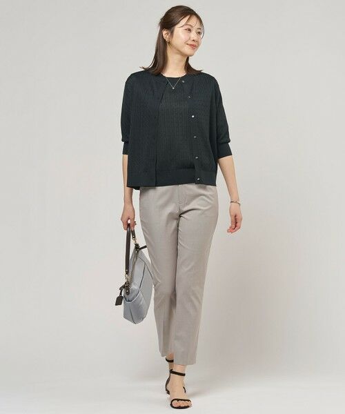 L size ONWARD(大きいサイズ) / エルサイズオンワード ニット・セーター | Vis/Peスパーク クルーネック プルオーバー | 詳細8