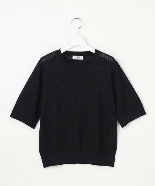 L size ONWARD(大きいサイズ) / エルサイズオンワード ニット・セーター | Vis/Peスパーク クルーネック プルオーバー | 詳細9