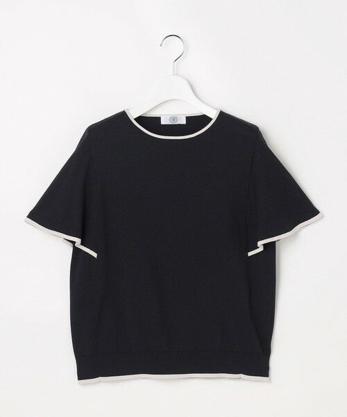 L size ONWARD(大きいサイズ) / エルサイズオンワード ニット・セーター | 【シーンレスに活躍】COOL MINT COTTON POLYESTER フレアスリーブ ニット プルオーバー | 詳細12