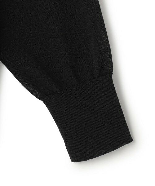 L size ONWARD(大きいサイズ) / エルサイズオンワード パーカー | 【SLOW/一部店舗限定】シアーニット パーカー | 詳細9