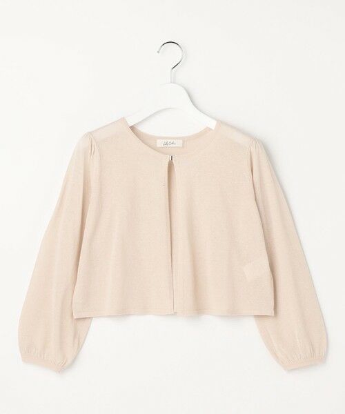 L size ONWARD(大きいサイズ) / エルサイズオンワード カーディガン・ボレロ | 【Lily Calin】シャイニー ボレロ | 詳細6