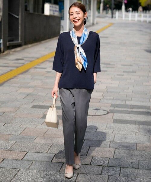 L size ONWARD(大きいサイズ) / エルサイズオンワード ニット・セーター | 【アイスタッチ】ボートネックニット プルオーバー | 詳細28