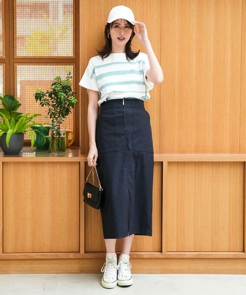 L size ONWARD(大きいサイズ) / エルサイズオンワード ニット・セーター | 【アイスタッチ】フレンチスリーブ ニット | 詳細22