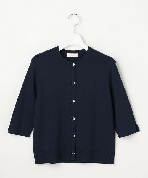 L size ONWARD(大きいサイズ) / エルサイズオンワード カーディガン・ボレロ | 【アイスタッチ】ハーフスリーブ カーディガン | 詳細12