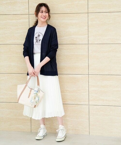 L size ONWARD(大きいサイズ) / エルサイズオンワード カーディガン・ボレロ | エアリーライト ニットカーディガン | 詳細14