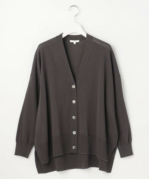 L size ONWARD(大きいサイズ) / エルサイズオンワード カーディガン・ボレロ | ドライシアーファインゲージ カーディガン | 詳細15
