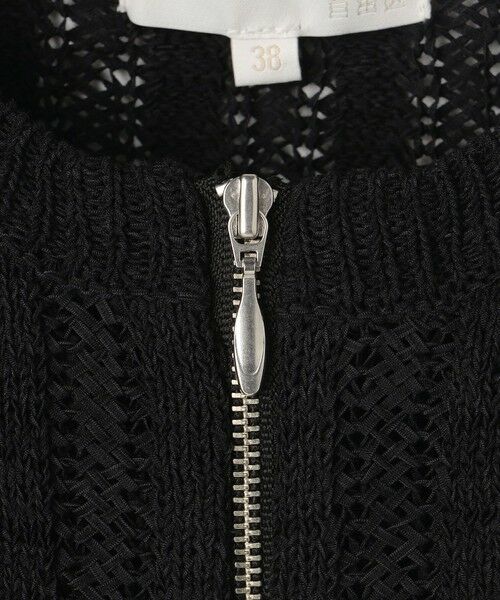 L size ONWARD(大きいサイズ) / エルサイズオンワード ニット・セーター | 【カタログ掲載】ストライプパターンジップ ニット | 詳細8