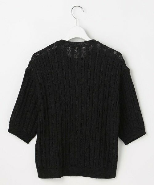 L size ONWARD(大きいサイズ) / エルサイズオンワード ニット・セーター | 【カタログ掲載】ストライプパターンジップ ニット | 詳細9