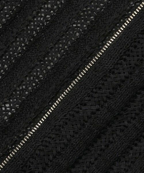 L size ONWARD(大きいサイズ) / エルサイズオンワード ニット・セーター | 【カタログ掲載】ストライプパターンジップ ニット | 詳細10