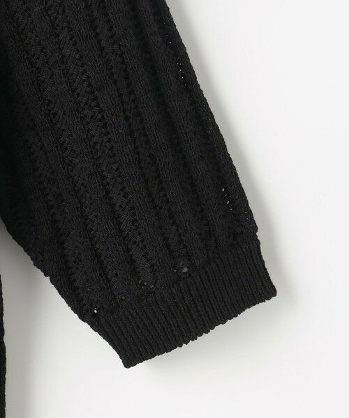 L size ONWARD(大きいサイズ) / エルサイズオンワード ニット・セーター | 【カタログ掲載】ストライプパターンジップ ニット | 詳細6