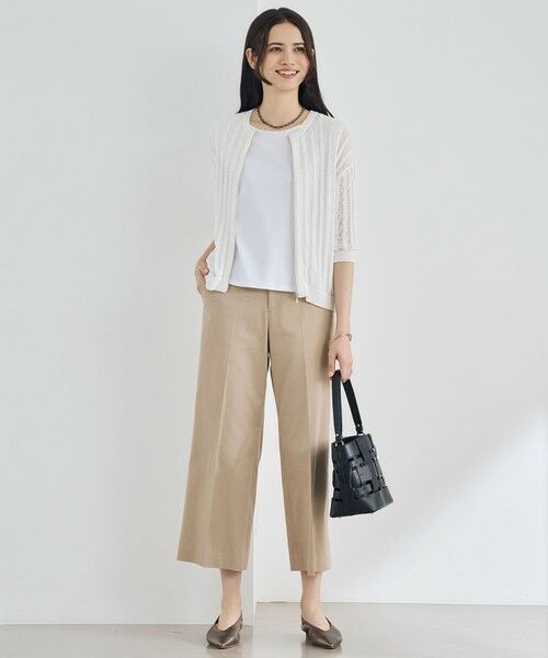 L size ONWARD(大きいサイズ) / エルサイズオンワード ニット・セーター | 【カタログ掲載】ストライプパターンジップ ニット | 詳細12