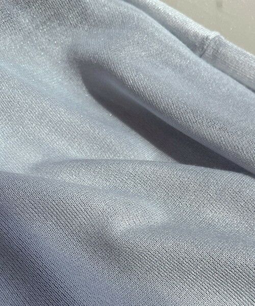 L size ONWARD(大きいサイズ) / エルサイズオンワード パーカー | シャイニーシアーニット ジップアップ パーカー | 詳細24