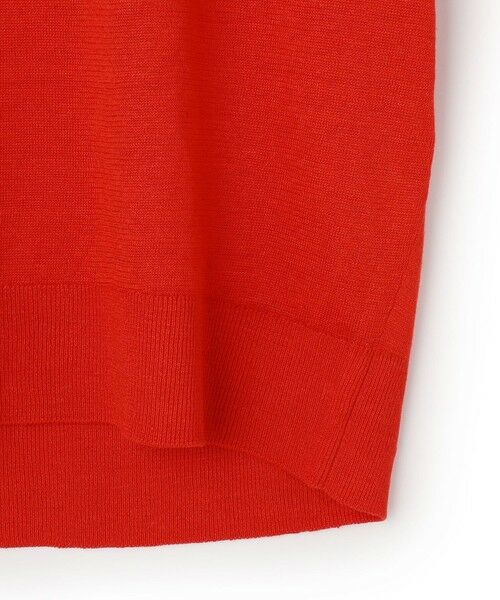 L size ONWARD(大きいサイズ) / エルサイズオンワード ニット・セーター | ピュアリネンハイゲージ パフスリーブ ニット | 詳細6