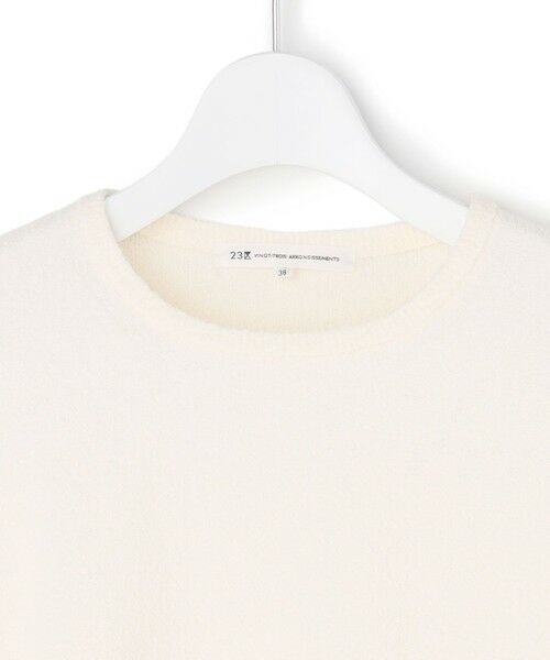 L size ONWARD(大きいサイズ) / エルサイズオンワード ニット・セーター | コットンナイロンミニブークレ ニットT | 詳細6