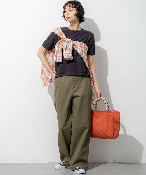 L size ONWARD(大きいサイズ) / エルサイズオンワード ニット・セーター | コットンナイロンミニブークレ ニットT | 詳細11