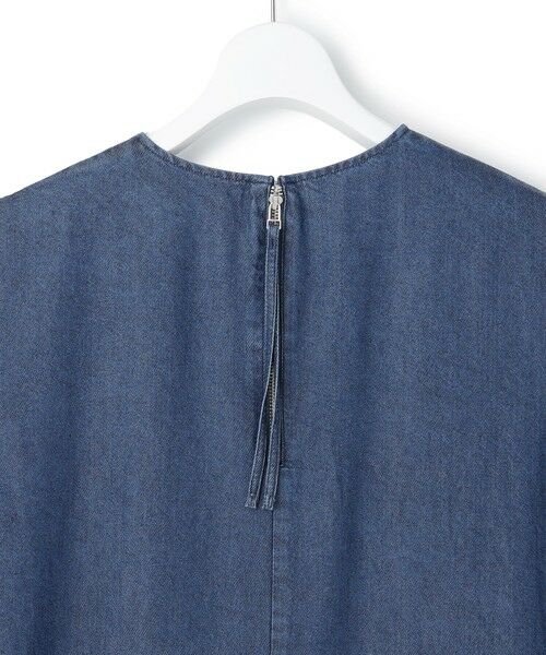 L size ONWARD(大きいサイズ) / エルサイズオンワード ロング・マキシ丈ワンピース | ナチュラルソフトデニム ノースリーブワンピース | 詳細11