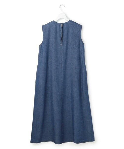 L size ONWARD(大きいサイズ) / エルサイズオンワード ロング・マキシ丈ワンピース | ナチュラルソフトデニム ノースリーブワンピース | 詳細6