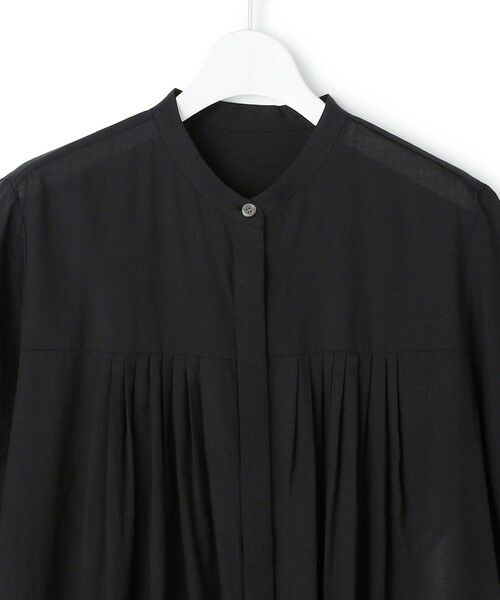 L size ONWARD(大きいサイズ) / エルサイズオンワード ミニ丈・ひざ丈ワンピース | リネンスラブローン シャツワンピース | 詳細10