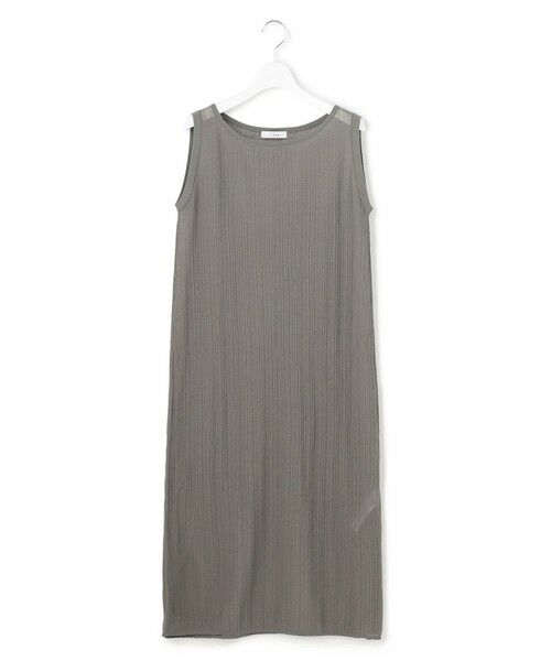 L size ONWARD(大きいサイズ) / エルサイズオンワード ミニ丈・ひざ丈ワンピース | 【30th ANNIVERSARY】シアーライトリュクス ニットワンピース | 詳細2