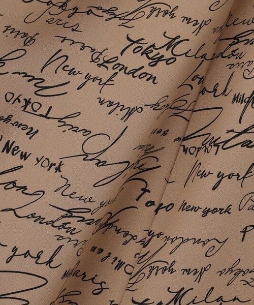 L size ONWARD(大きいサイズ) / エルサイズオンワード ロング・マキシ丈ワンピース | 【30th ANNIVERSARY】5cityプリント ノースリーブワンピース | 詳細14