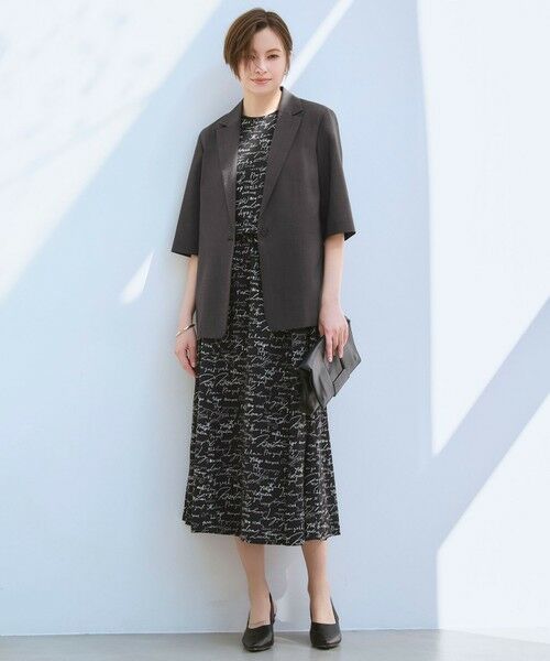 L size ONWARD(大きいサイズ) / エルサイズオンワード ロング・マキシ丈ワンピース | 【30th ANNIVERSARY】5cityプリント ノースリーブワンピース | 詳細15