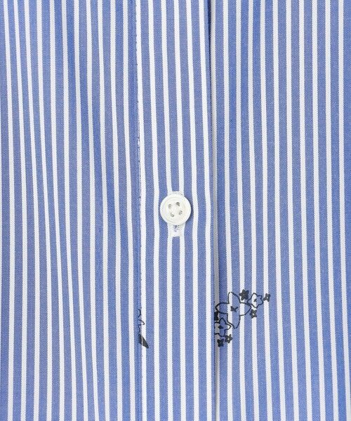 L size ONWARD(大きいサイズ) / エルサイズオンワード ロング・マキシ丈ワンピース | 【一枚で着映え】ストライプ×フラワープリント ワンピース | 詳細5