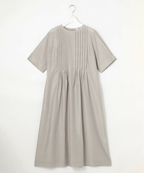 L size ONWARD(大きいサイズ) / エルサイズオンワード ロング・マキシ丈ワンピース | エアリースパンボイル ワンピース | 詳細2