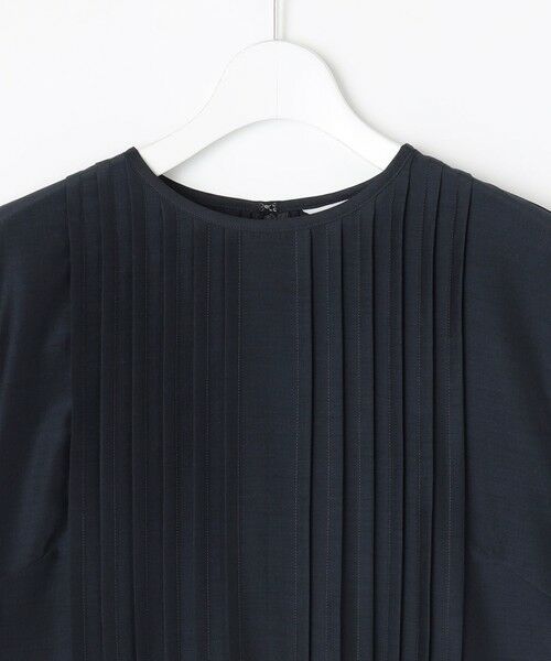 L size ONWARD(大きいサイズ) / エルサイズオンワード ロング・マキシ丈ワンピース | エアリースパンボイル ワンピース | 詳細6