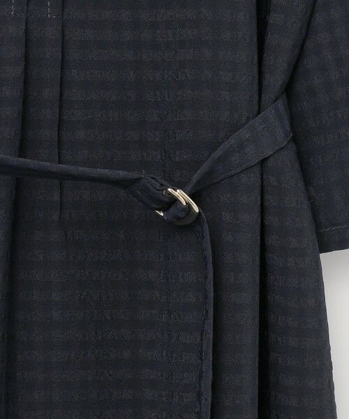 L size ONWARD(大きいサイズ) / エルサイズオンワード ドレス | シアーブロックチェック ワンピース | 詳細11