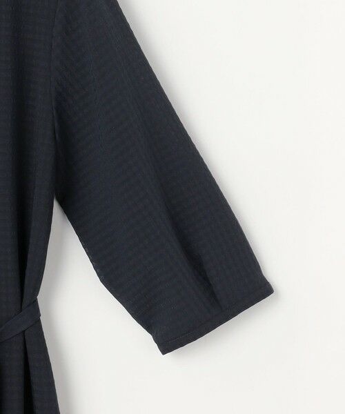 L size ONWARD(大きいサイズ) / エルサイズオンワード ドレス | シアーブロックチェック ワンピース | 詳細8