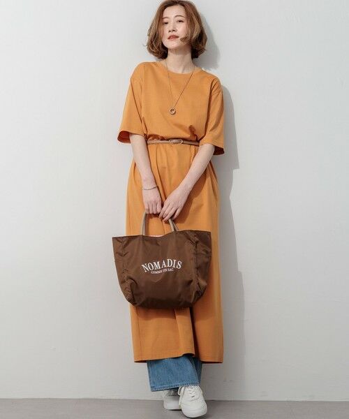 L size ONWARD(大きいサイズ) / エルサイズオンワード ロング・マキシ丈ワンピース | 【SLOW/一部店舗限定】ヴィンテージライクジャージー T ワンピース | 詳細4