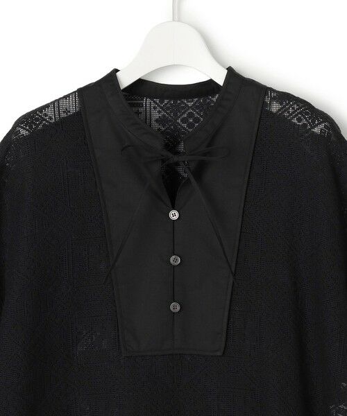 L size ONWARD(大きいサイズ) / エルサイズオンワード ミニ丈・ひざ丈ワンピース | 【SLOW/一部店舗限定】モチーフレース ワンピース | 詳細7