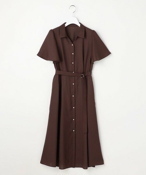 L size ONWARD(大きいサイズ) / エルサイズオンワード ミニ丈・ひざ丈ワンピース | スムージーポリエステル ワンピース | 詳細20