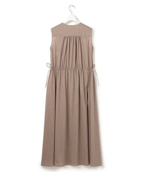 L size ONWARD(大きいサイズ) / エルサイズオンワード ロング・マキシ丈ワンピース | シルキーライトクロス フレアワンピース | 詳細4