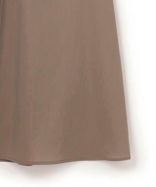 L size ONWARD(大きいサイズ) / エルサイズオンワード ロング・マキシ丈ワンピース | シルキーライトクロス フレアワンピース | 詳細8